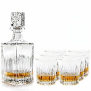 Zestaw do whisky karafka + 6 szklanek
