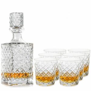 Zestaw do whisky karafka + 6 szklanek